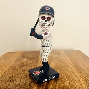 Chicago Cubs sugar skull/day of the dead bobblehead